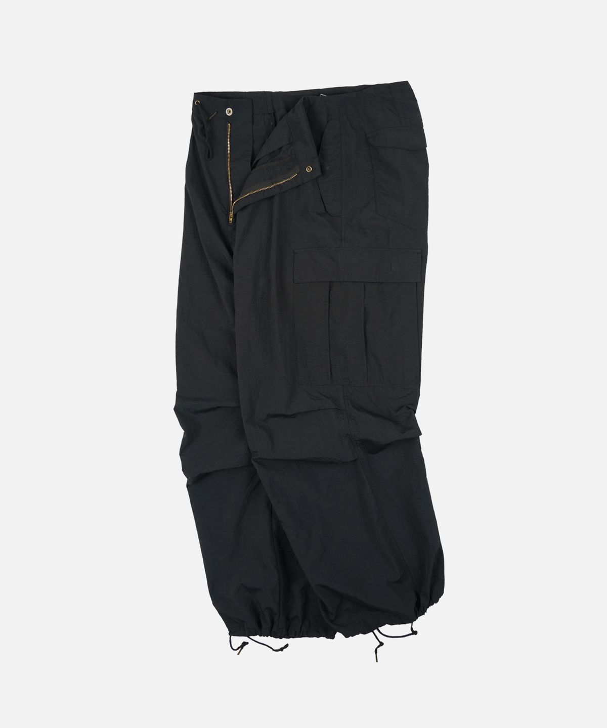 프리즘웍스(FRIZMWORKS) PARACHUTE NYLON BALLOON PANTS _ BLACK