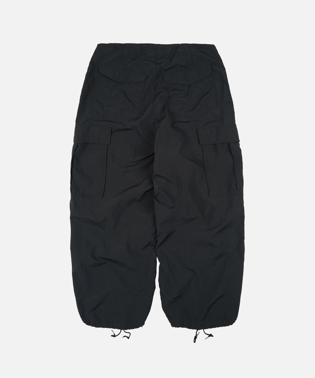 프리즘웍스(FRIZMWORKS) PARACHUTE NYLON BALLOON PANTS _ BLACK