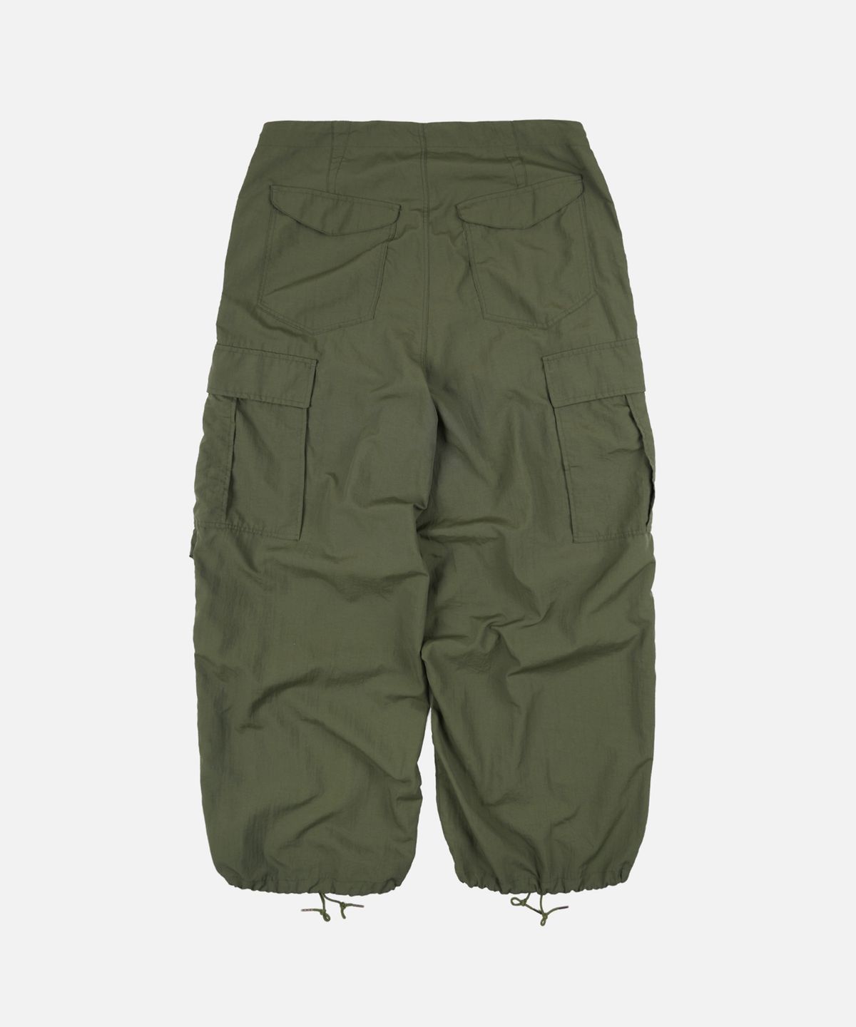 프리즘웍스(FRIZMWORKS) PARACHUTE NYLON BALLOON PANTS _ OLIVE