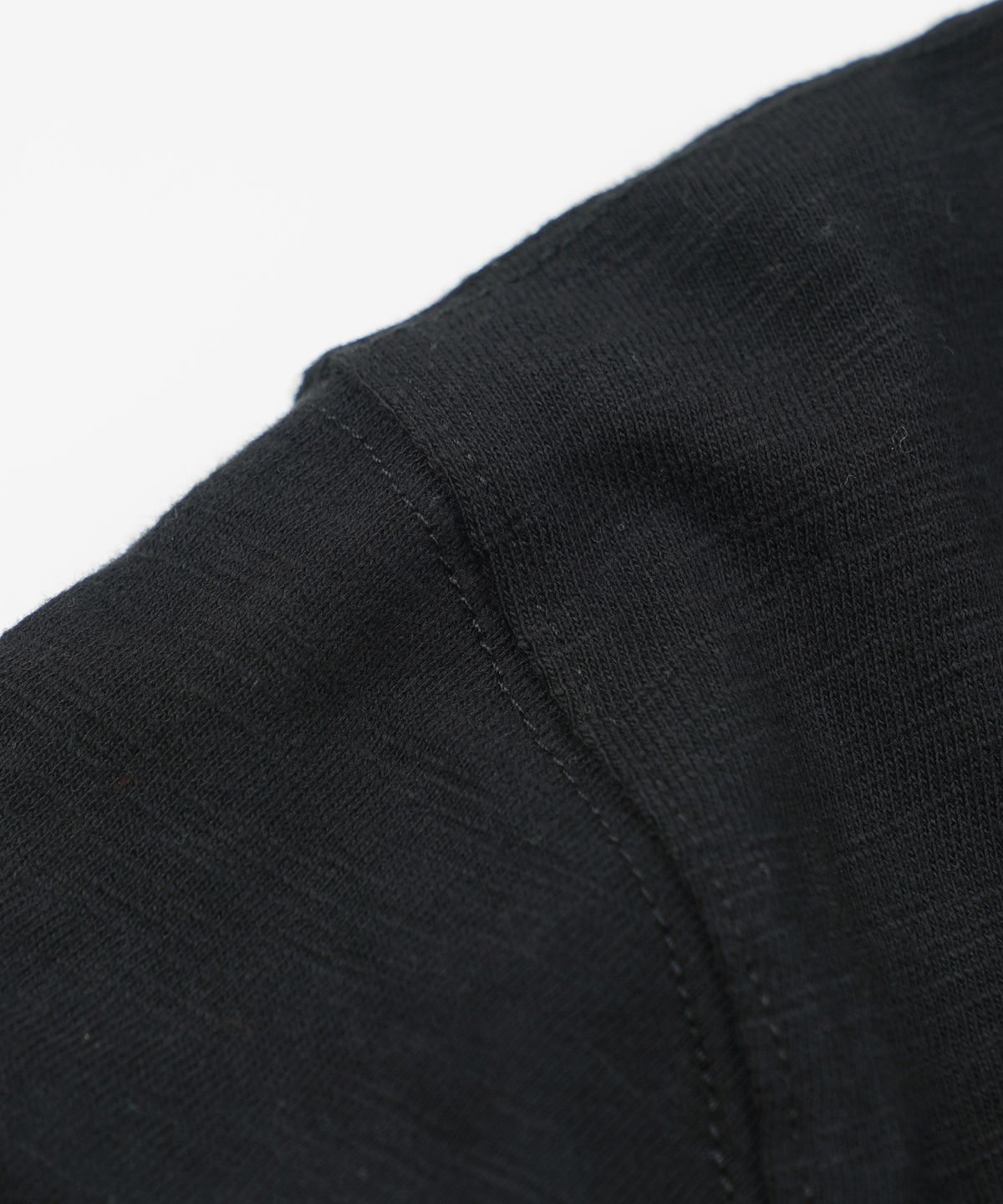 프리즘웍스(FRIZMWORKS) SLUB POCKET HALF TEE _ BLACK