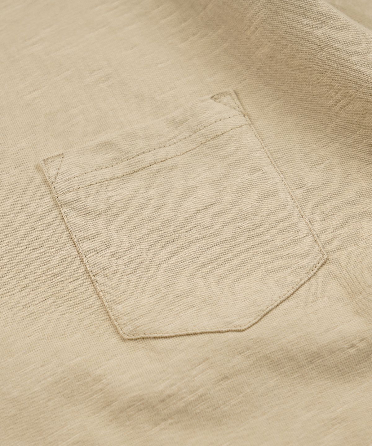 프리즘웍스(FRIZMWORKS) SLUB POCKET HALF TEE _ KHAKI BEIGE