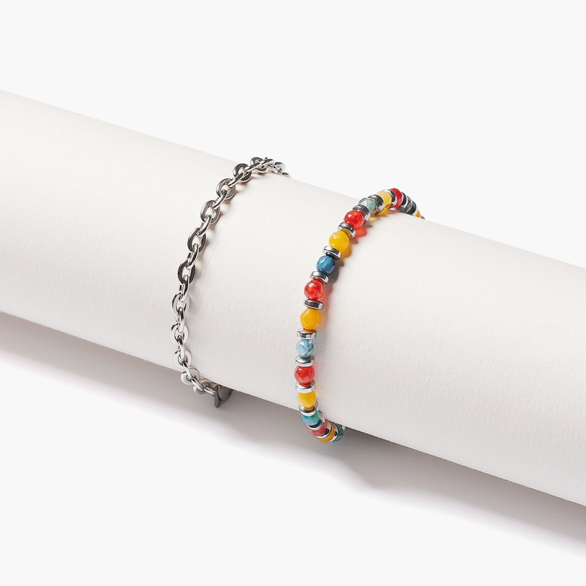 제이반스 클래식(JBANS CLASSIC) 스캇톤온톤603 4플랫라운드882 팔찌세트 (C2503-SE438_BL)