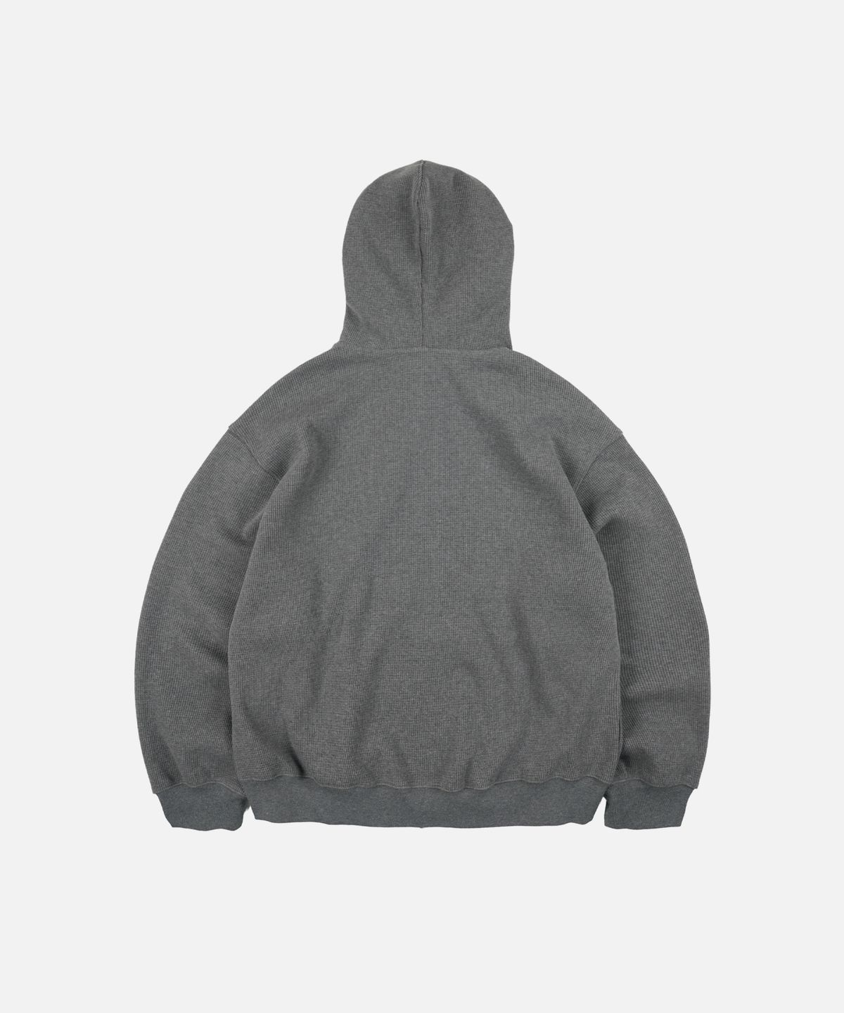 프리즘웍스(FRIZMWORKS) WAFFLE HOOD ZIP UP PARKA _ GRAY