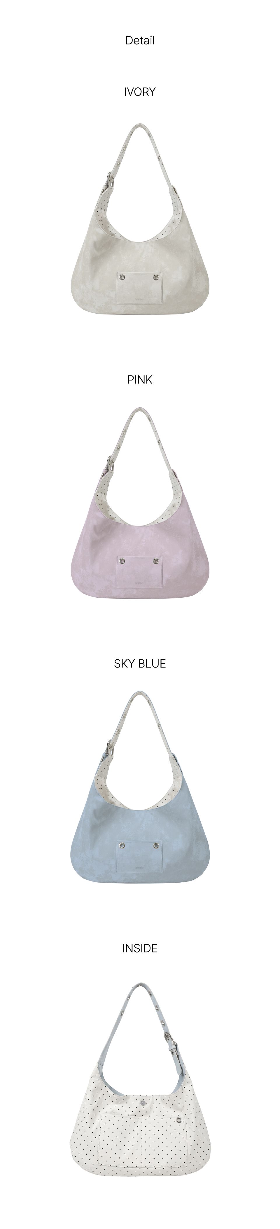 MUSINSA公式 | LETERIE BUCKLE REVERSIBLE SHOULDER BAG_PINK
