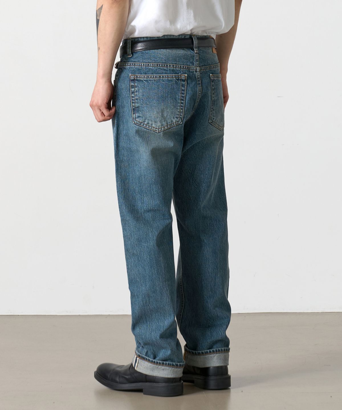덴메이드(DENMADE) DEN0942 Selvedge Straight Fit (Archive Mid Blue)