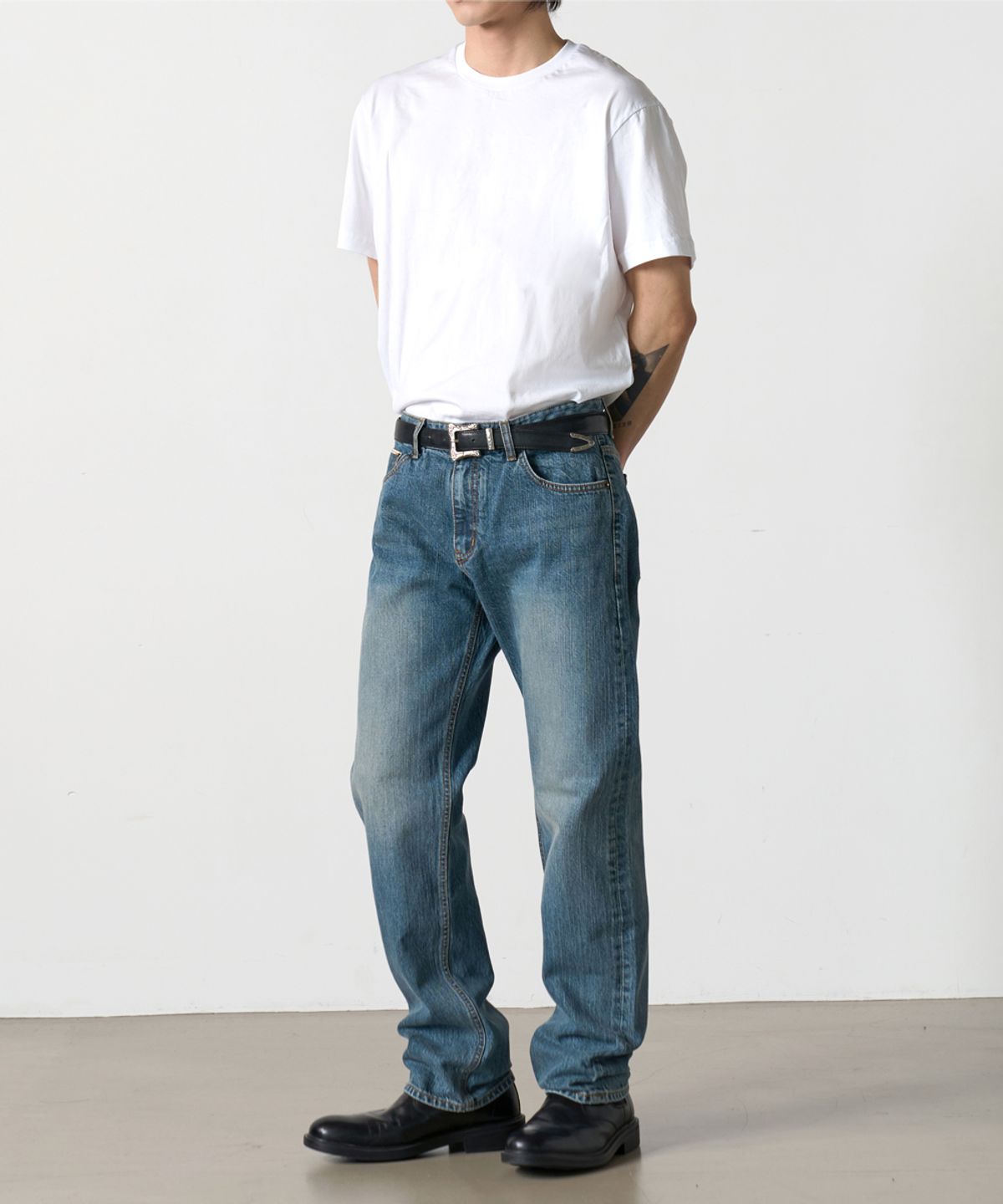 덴메이드(DENMADE) DEN0942 Selvedge Straight Fit (Archive Mid Blue)