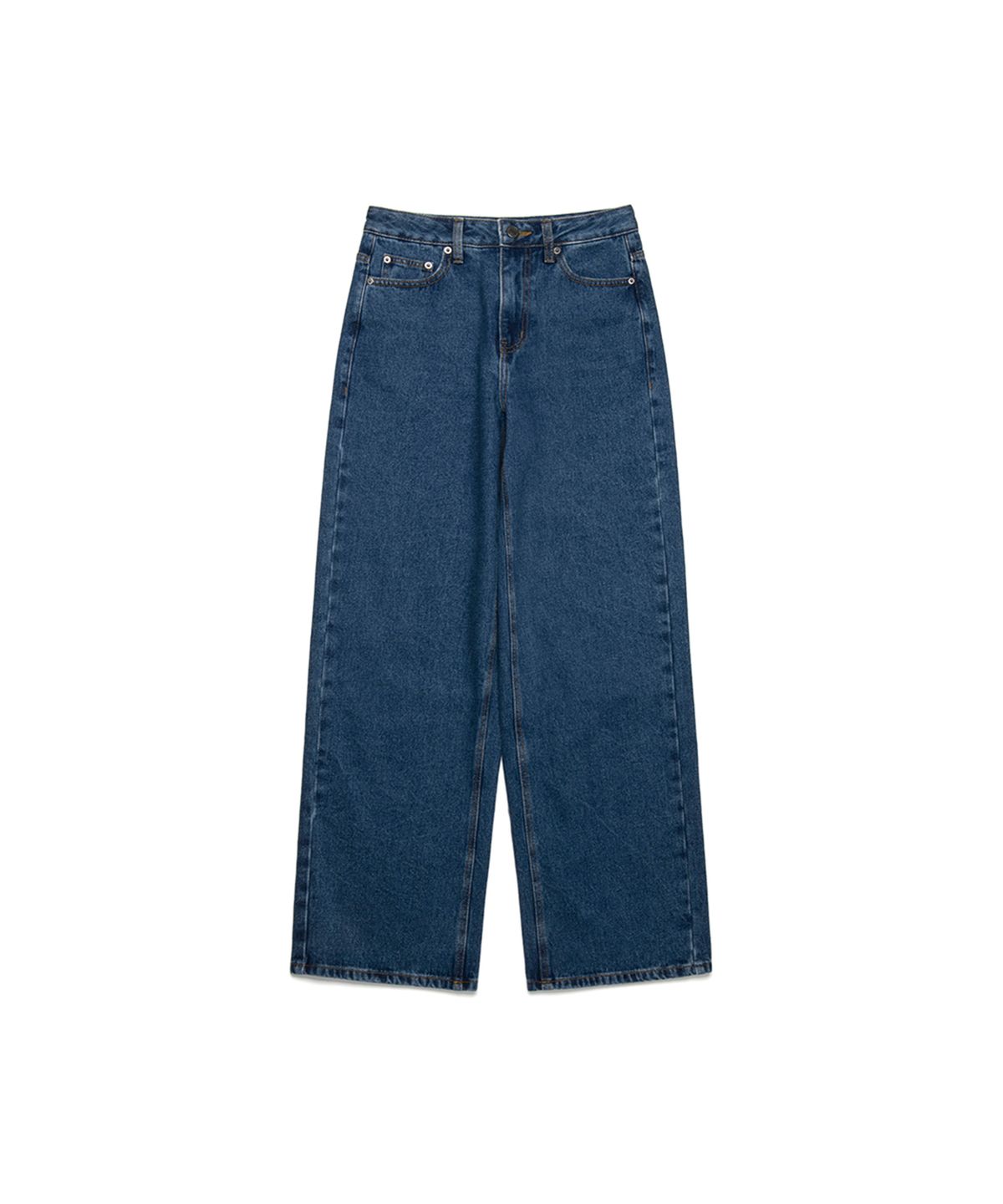 쓰리투에이티(THREE TO EIGHTY) SEMI WIDE FIT JEANS INDIGO
