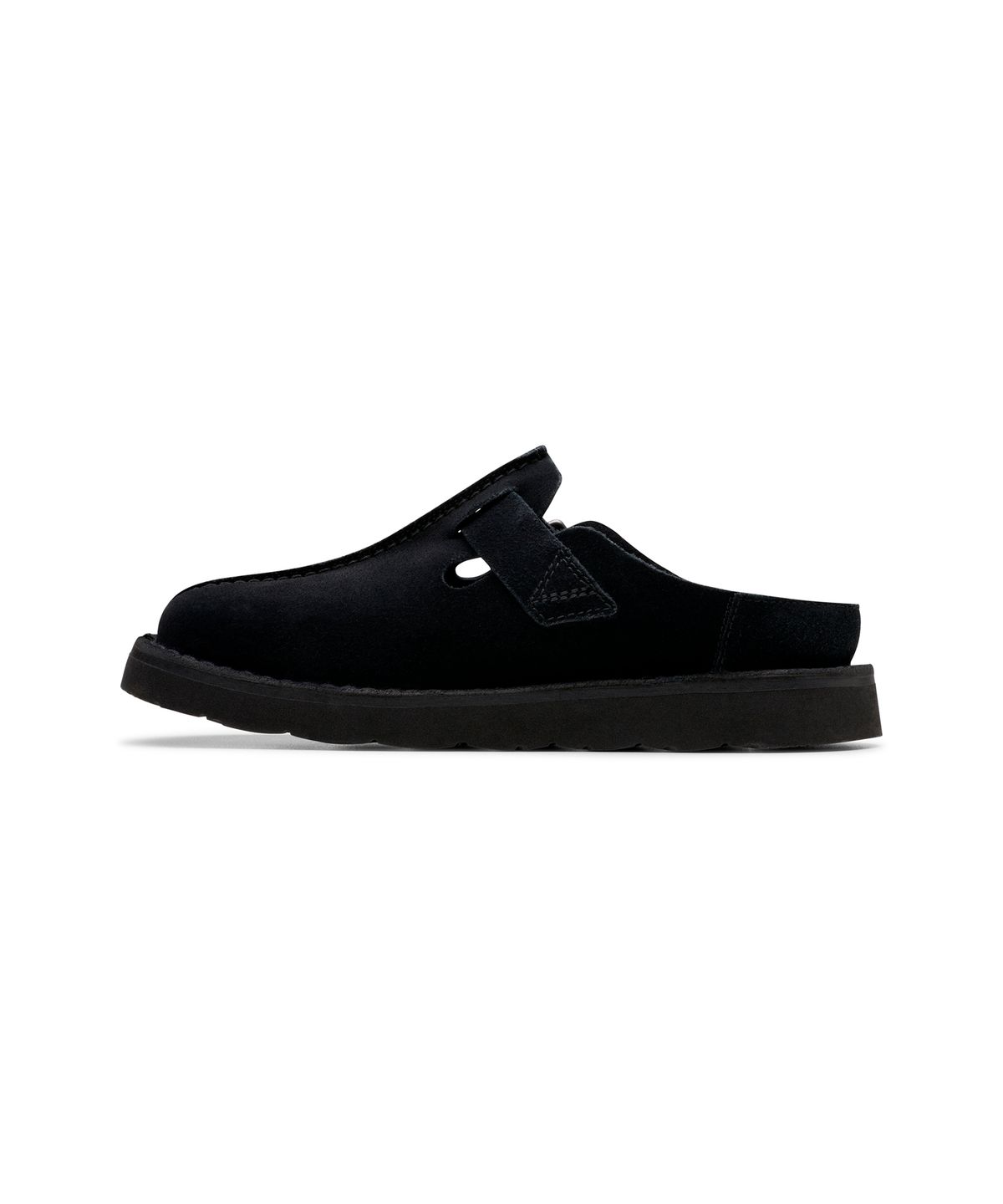 클락스 오리지널스(CLARKS ORIGINALS) (여성) 솔리버리 뮬 - 블랙 스웨이드 / 26184167