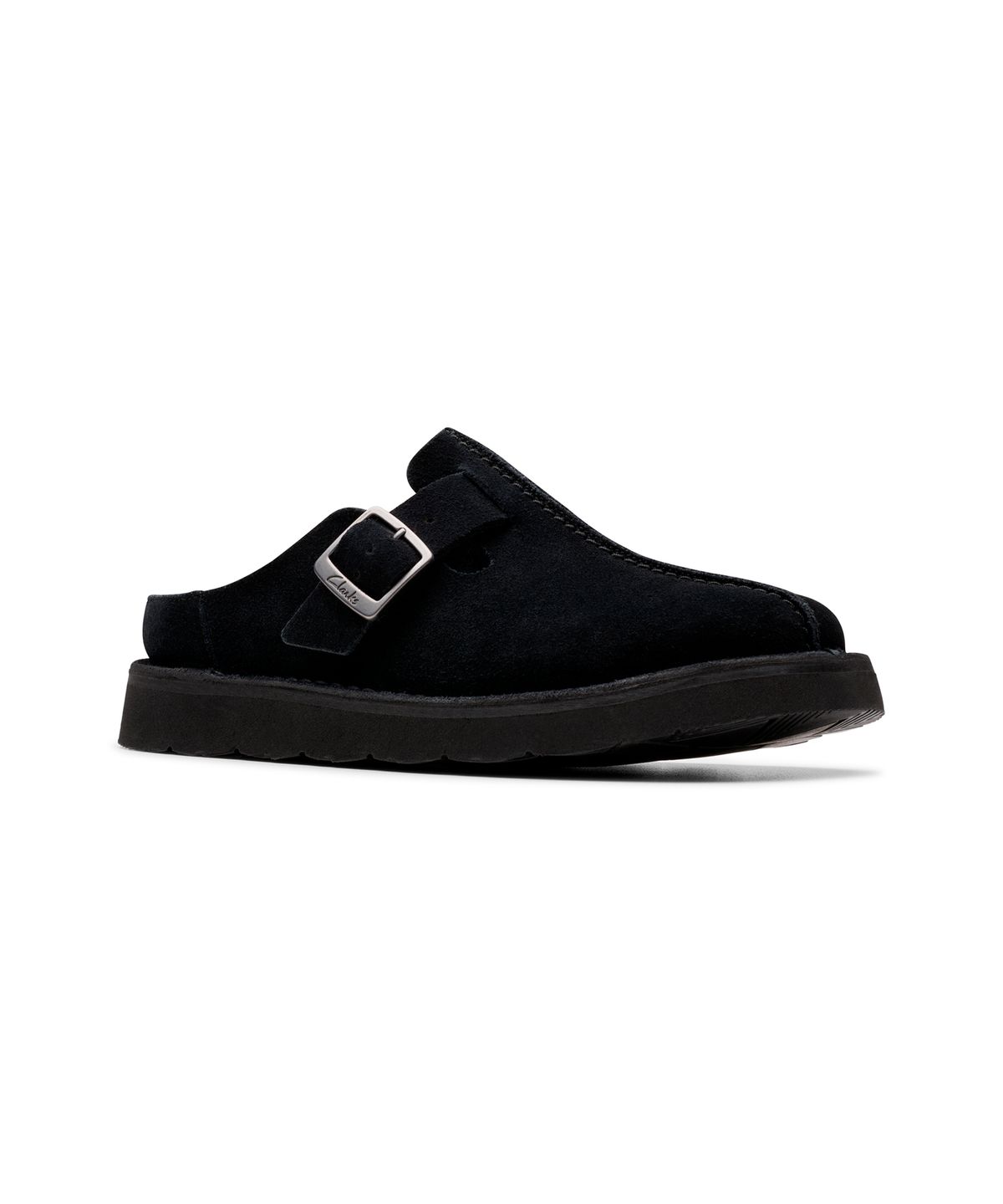 클락스 오리지널스(CLARKS ORIGINALS) (여성) 솔리버리 뮬 - 블랙 스웨이드 / 26184167