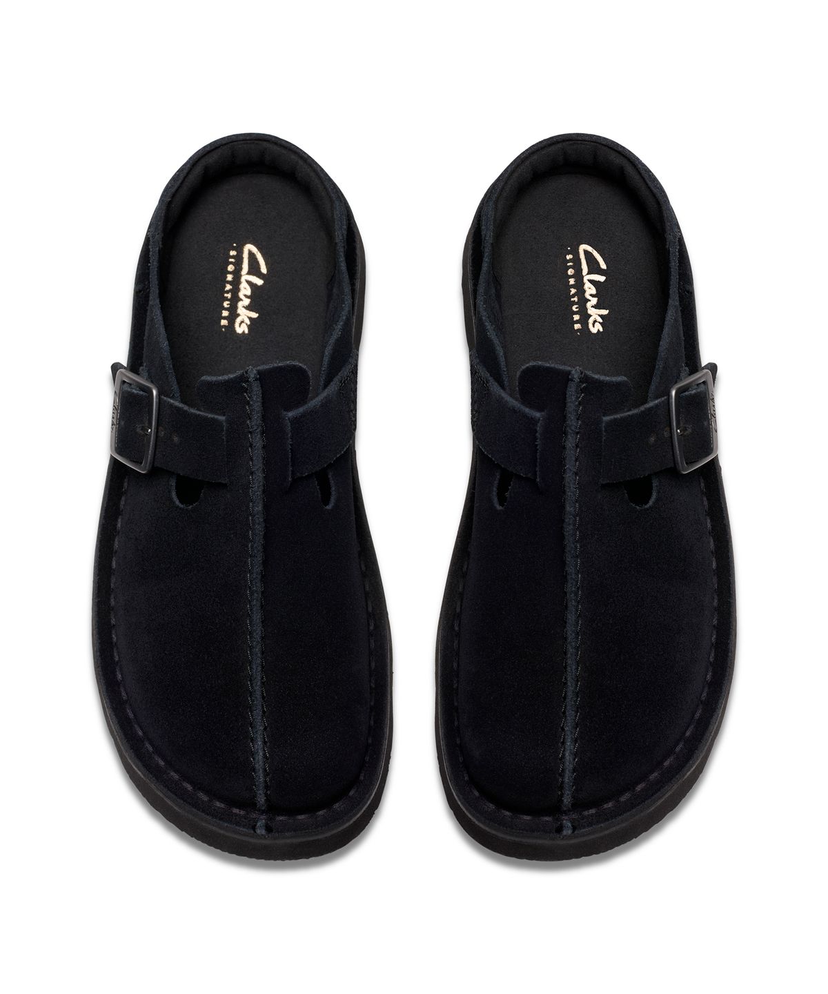 클락스 오리지널스(CLARKS ORIGINALS) (여성) 솔리버리 뮬 - 블랙 스웨이드 / 26184167
