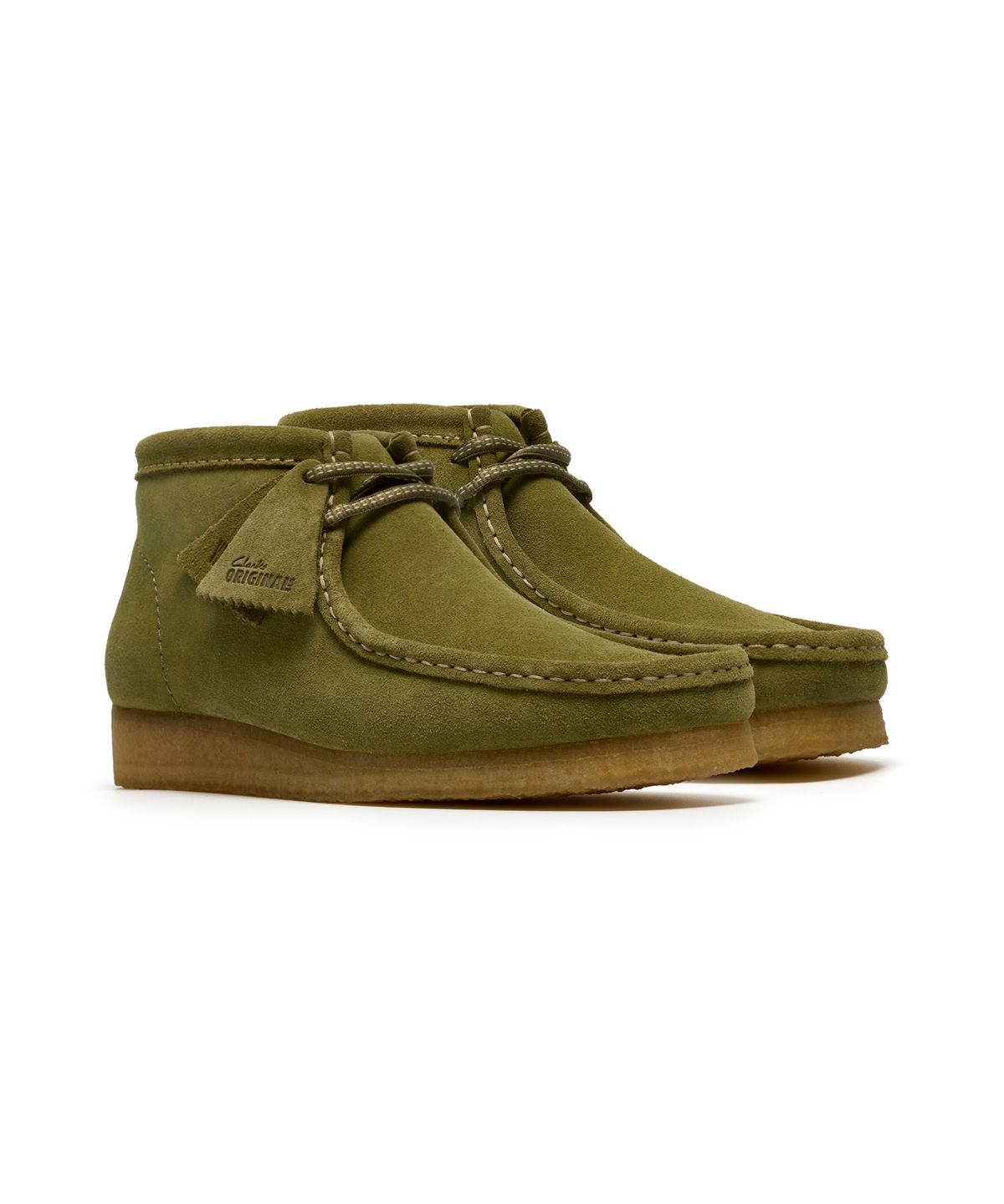 클락스 오리지널스(CLARKS ORIGINALS) (남성) 왈라비 부츠 - 그린 스웨이드 / 26185642