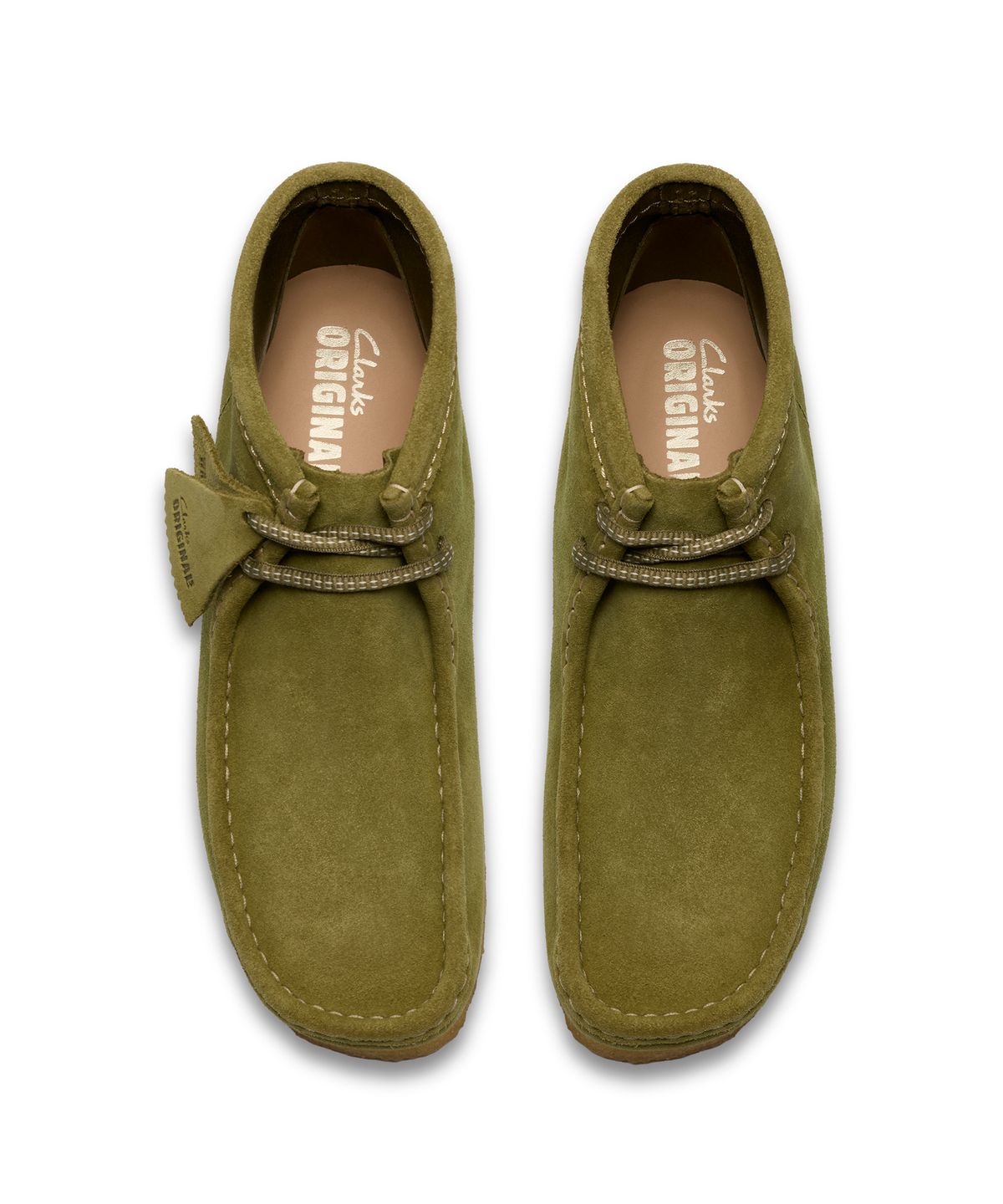 클락스 오리지널스(CLARKS ORIGINALS) (남성) 왈라비 부츠 - 그린 스웨이드 / 26185642