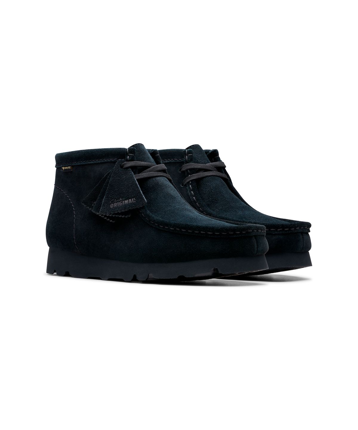 클락스 오리지널스(CLARKS ORIGINALS) (남성) 왈라비 부츠 GTX - 블랙 스웨이드 / 26179256