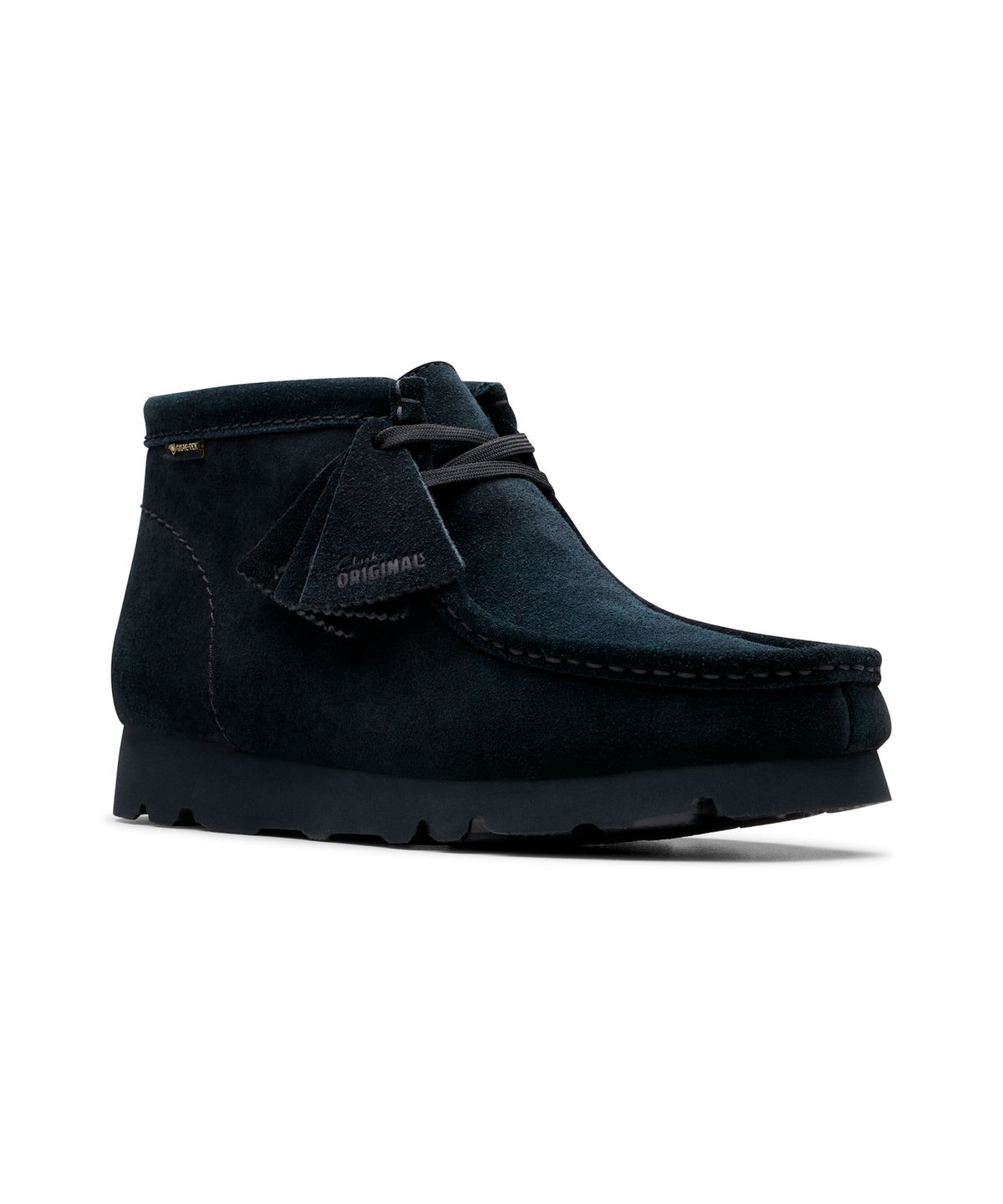 클락스 오리지널스(CLARKS ORIGINALS) (남성) 왈라비 부츠 GTX - 블랙 스웨이드 / 26179256