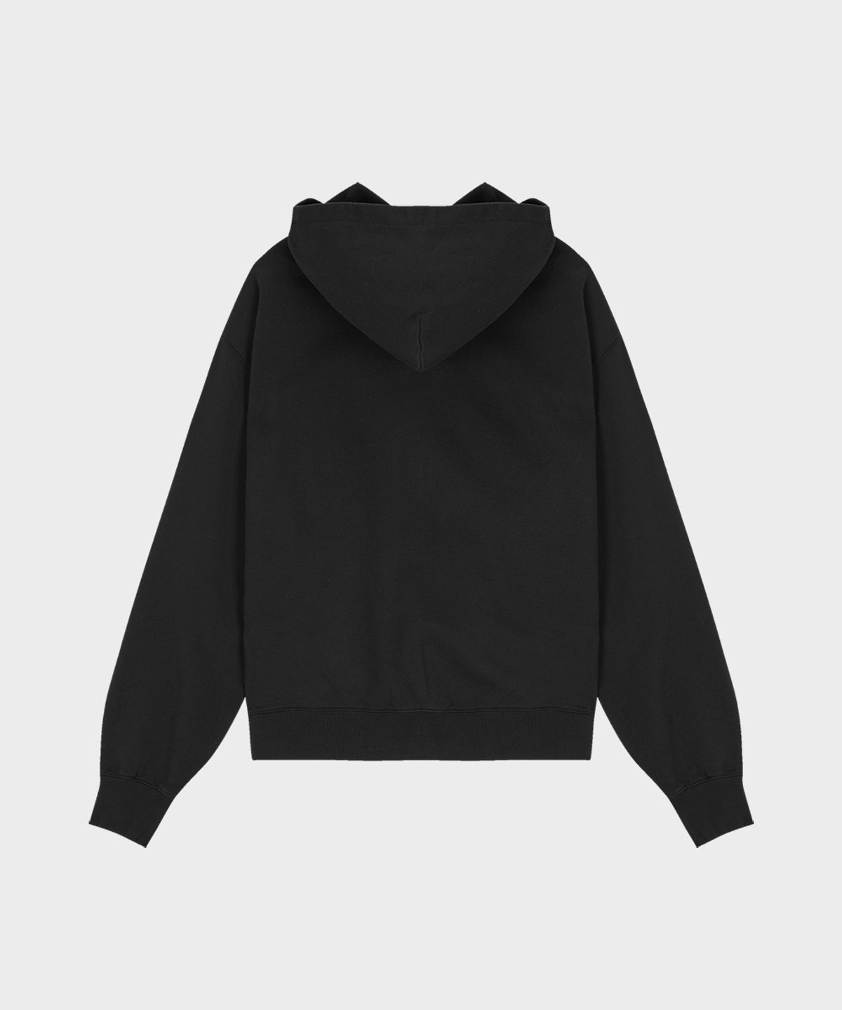 테일던(TAILDERN) Cotton Zip-up Hoodie Black