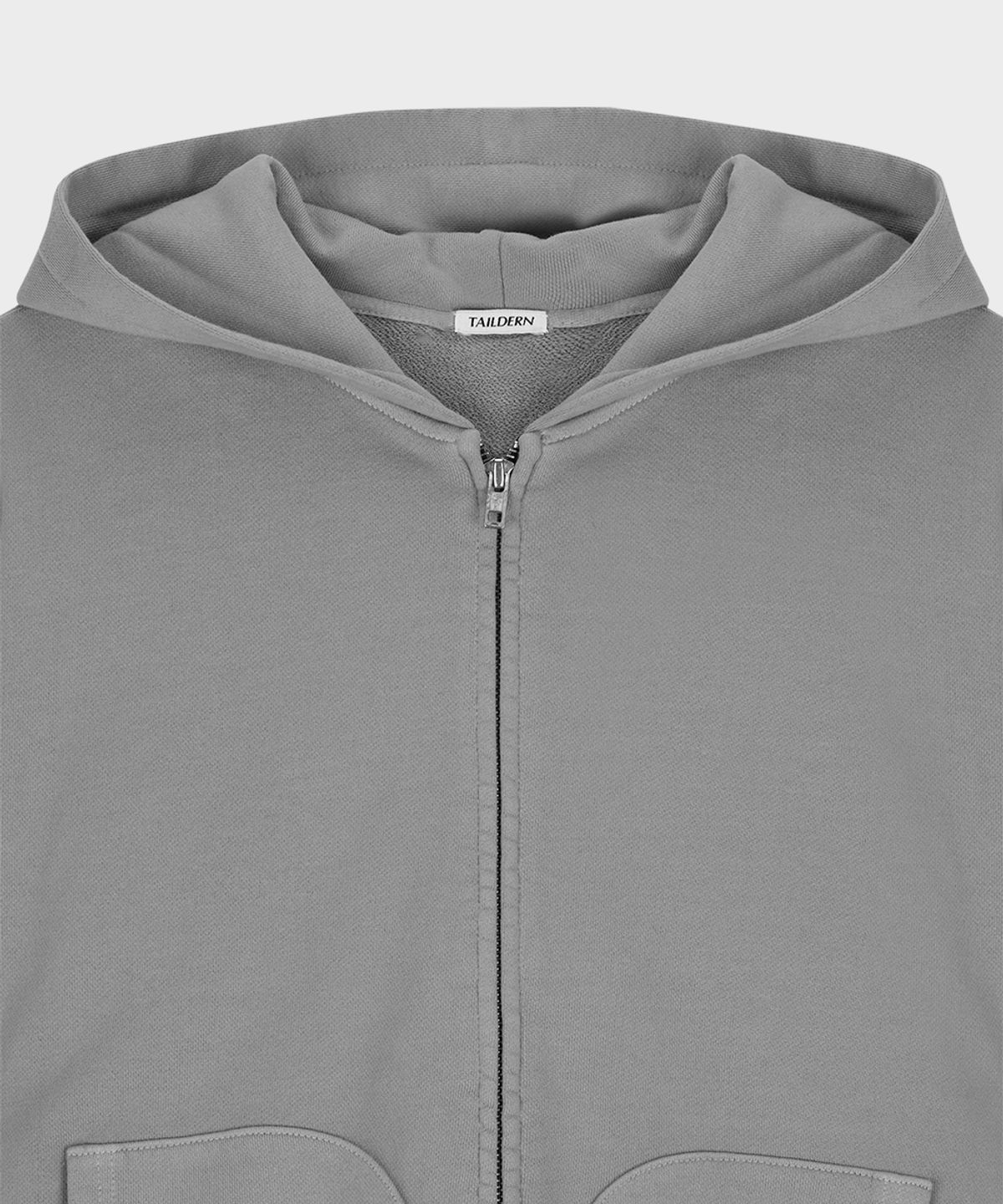 테일던(TAILDERN) Cotton Zip-up Hoodie Grey