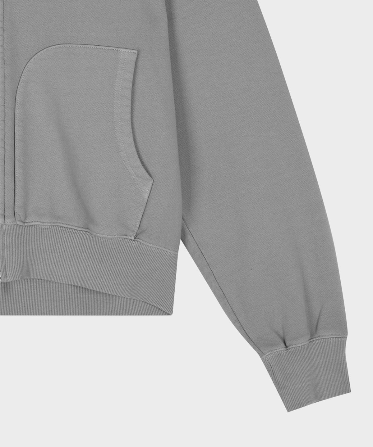 테일던(TAILDERN) Cotton Zip-up Hoodie Grey