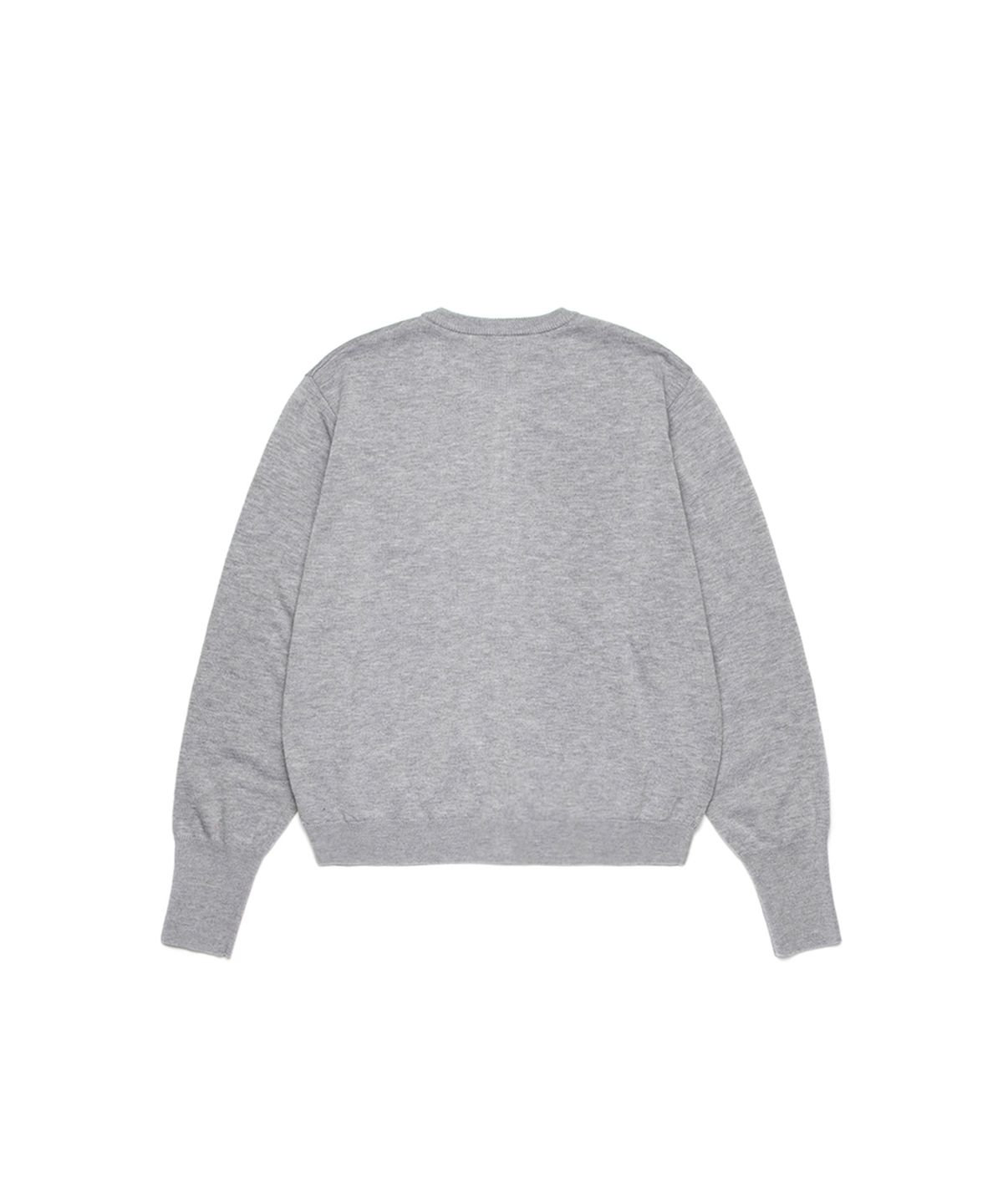 쓰리투에이티(THREE TO EIGHTY) MOP BUTTON CARDIGAN GREY