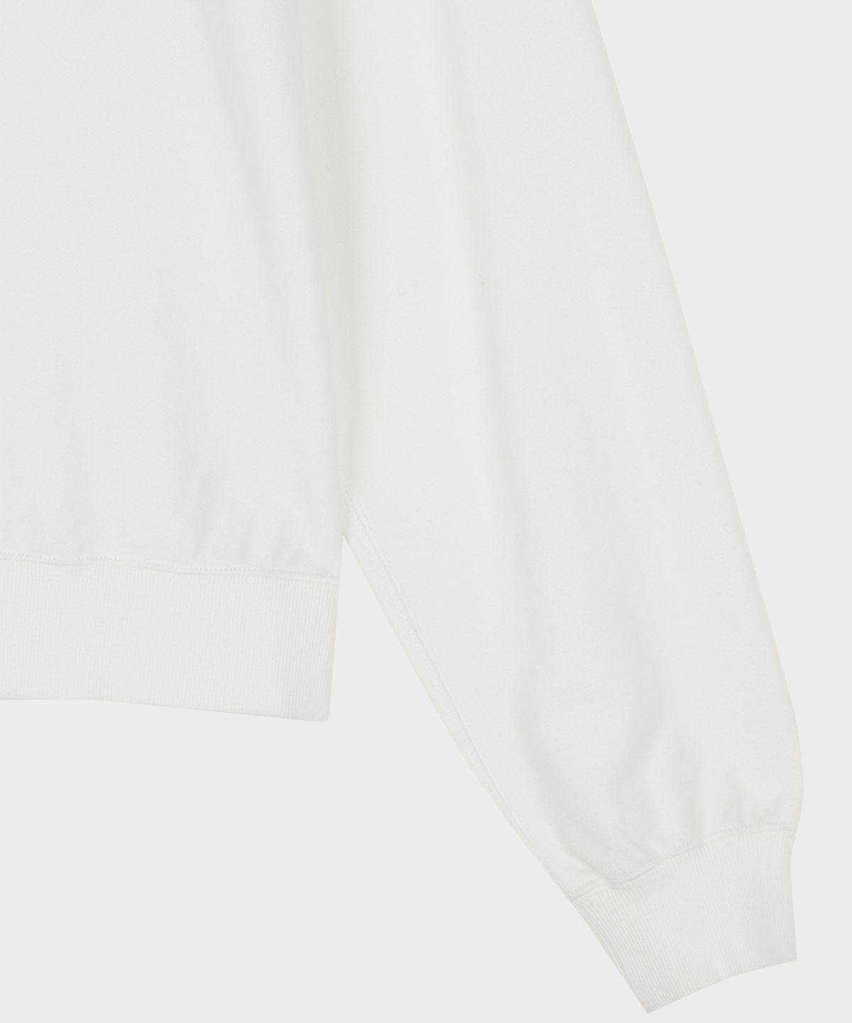 테일던(TAILDERN) Soft Lightweight Cotton Sweatshirt White