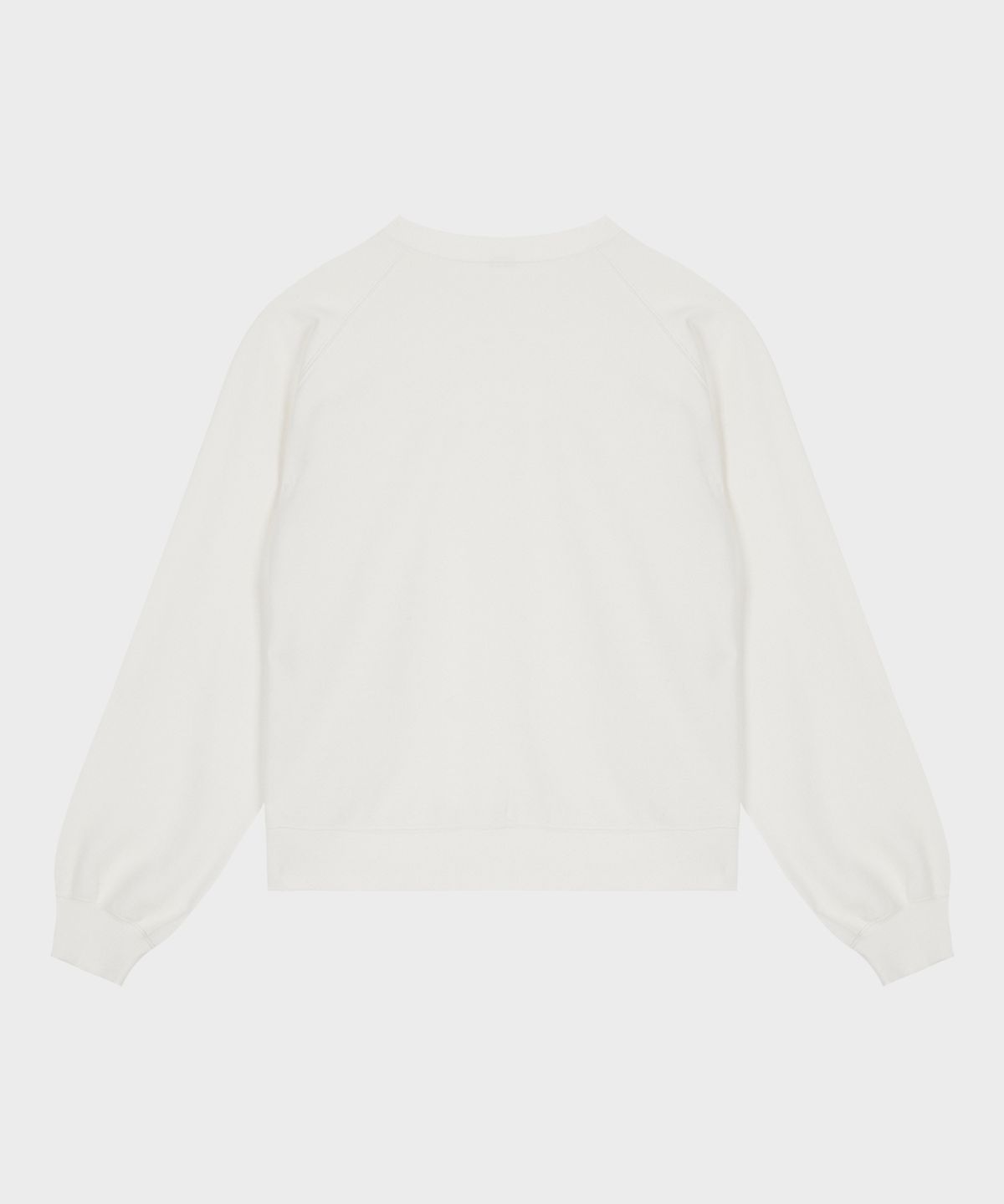 테일던(TAILDERN) Soft Lightweight Cotton Sweatshirt White