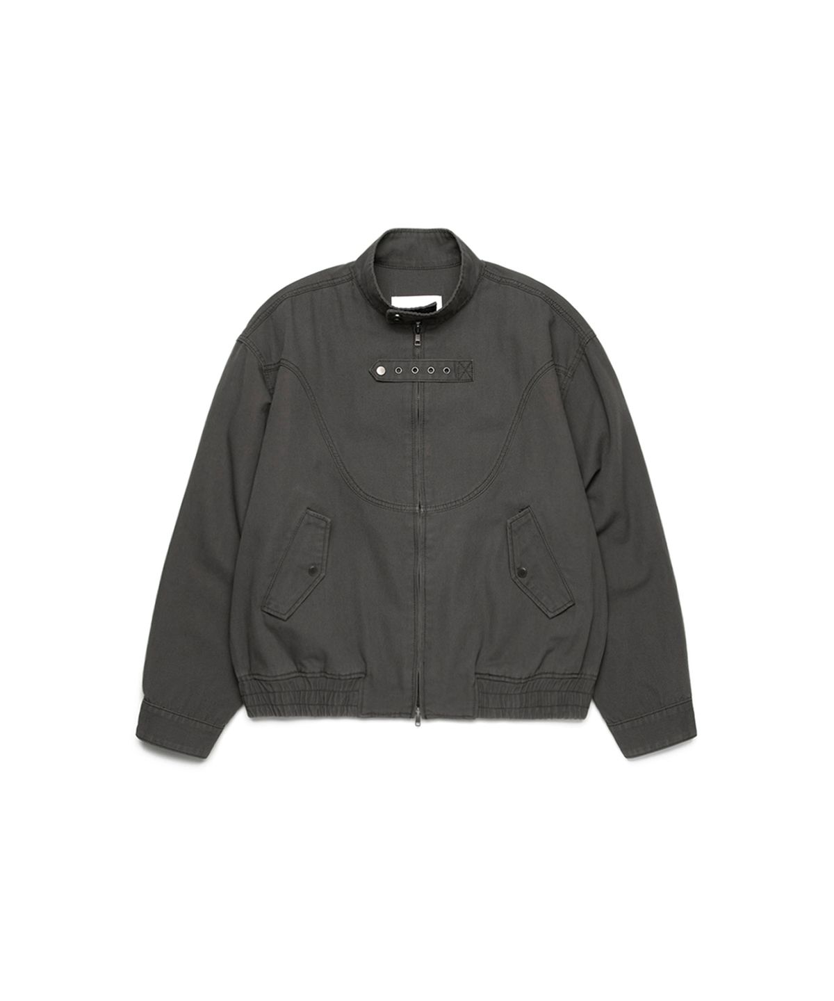 쓰리투에이티(THREE TO EIGHTY) DENIM POCKET BLOUSON JACKET CHARCOAL