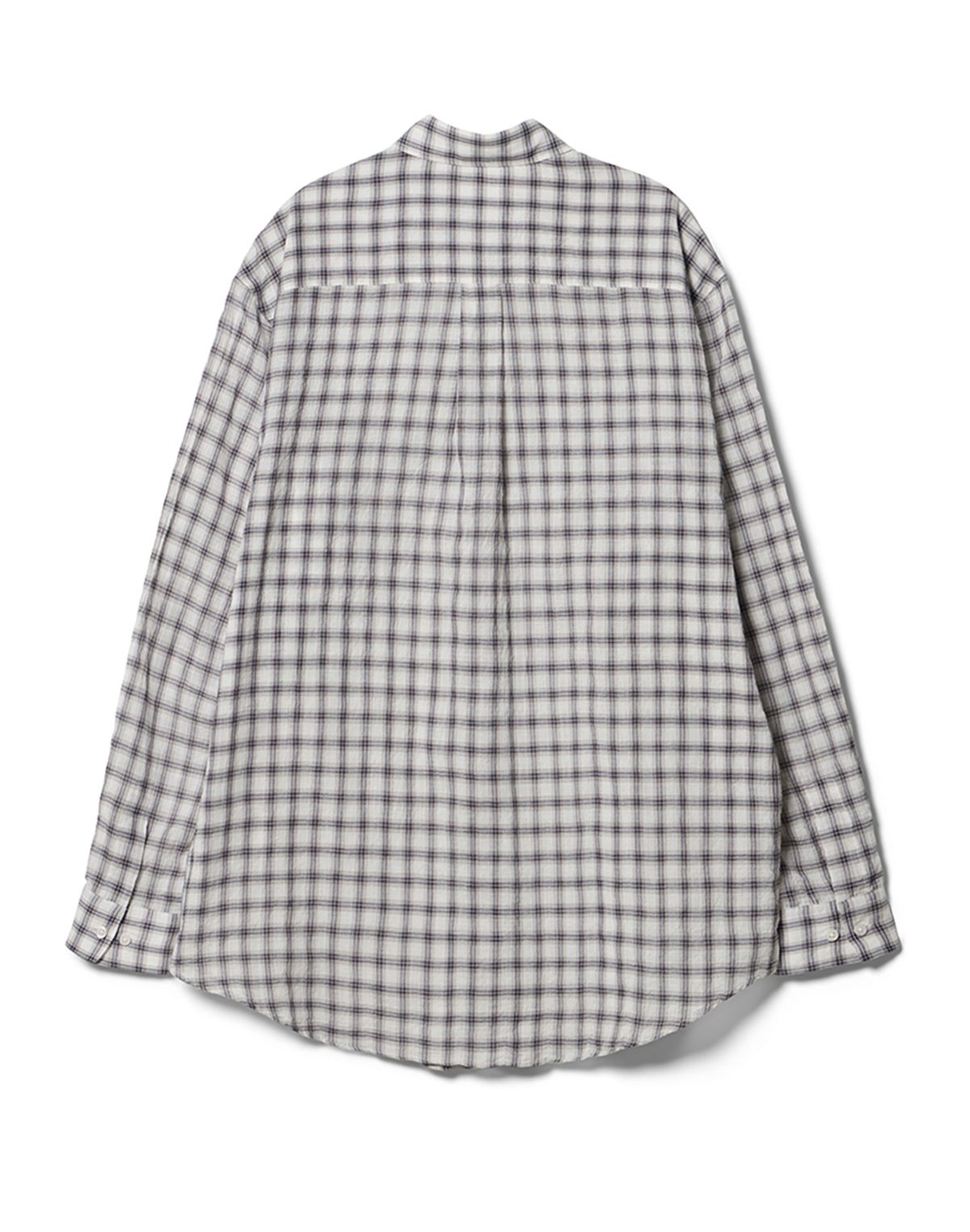 헤지스(HAZZYS) [HIS] 화이트 L/S 체크셔츠