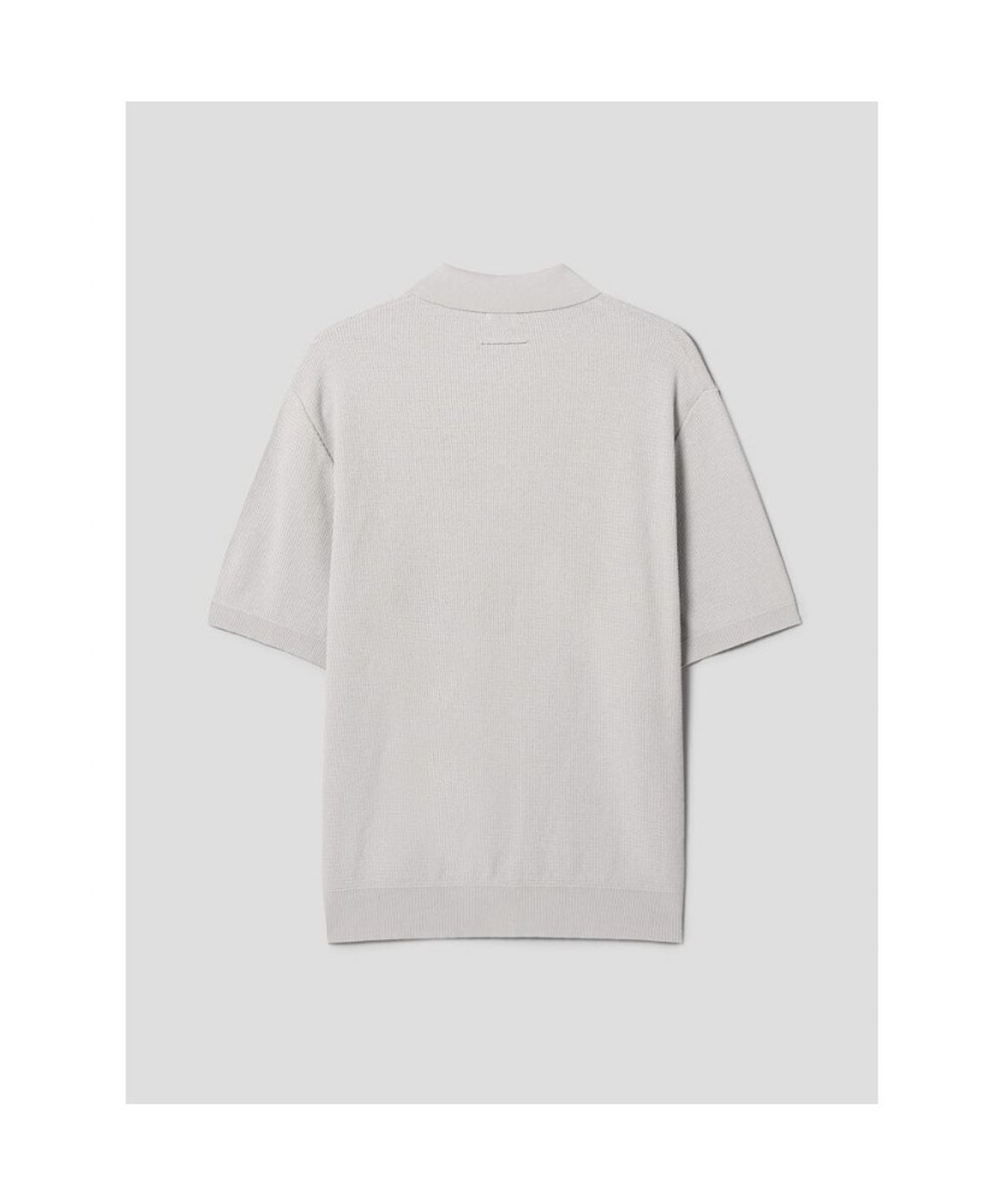 시프트지(SHIFT.G) Cool Summer Polo Neck Sweater  Light Grey