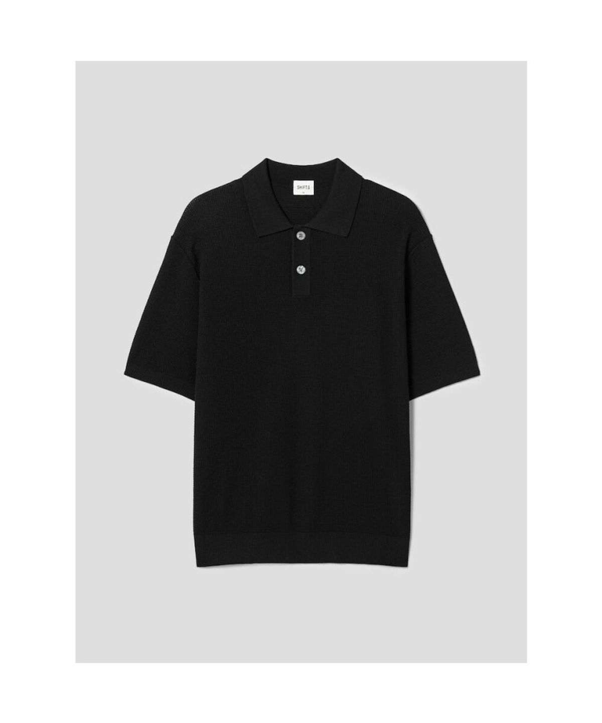 시프트지(SHIFT.G) Cool Summer Polo Neck Sweater  Black