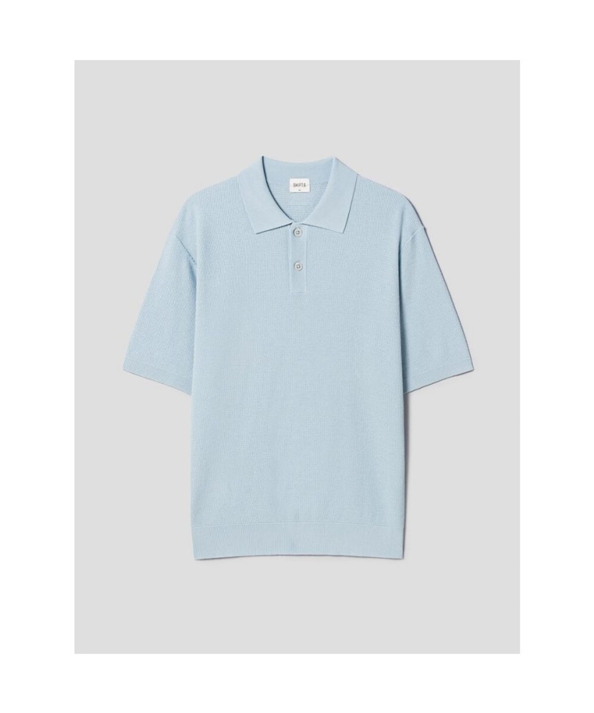 시프트지(SHIFT.G) Cool Summer Polo Neck Sweater  Sky Blue