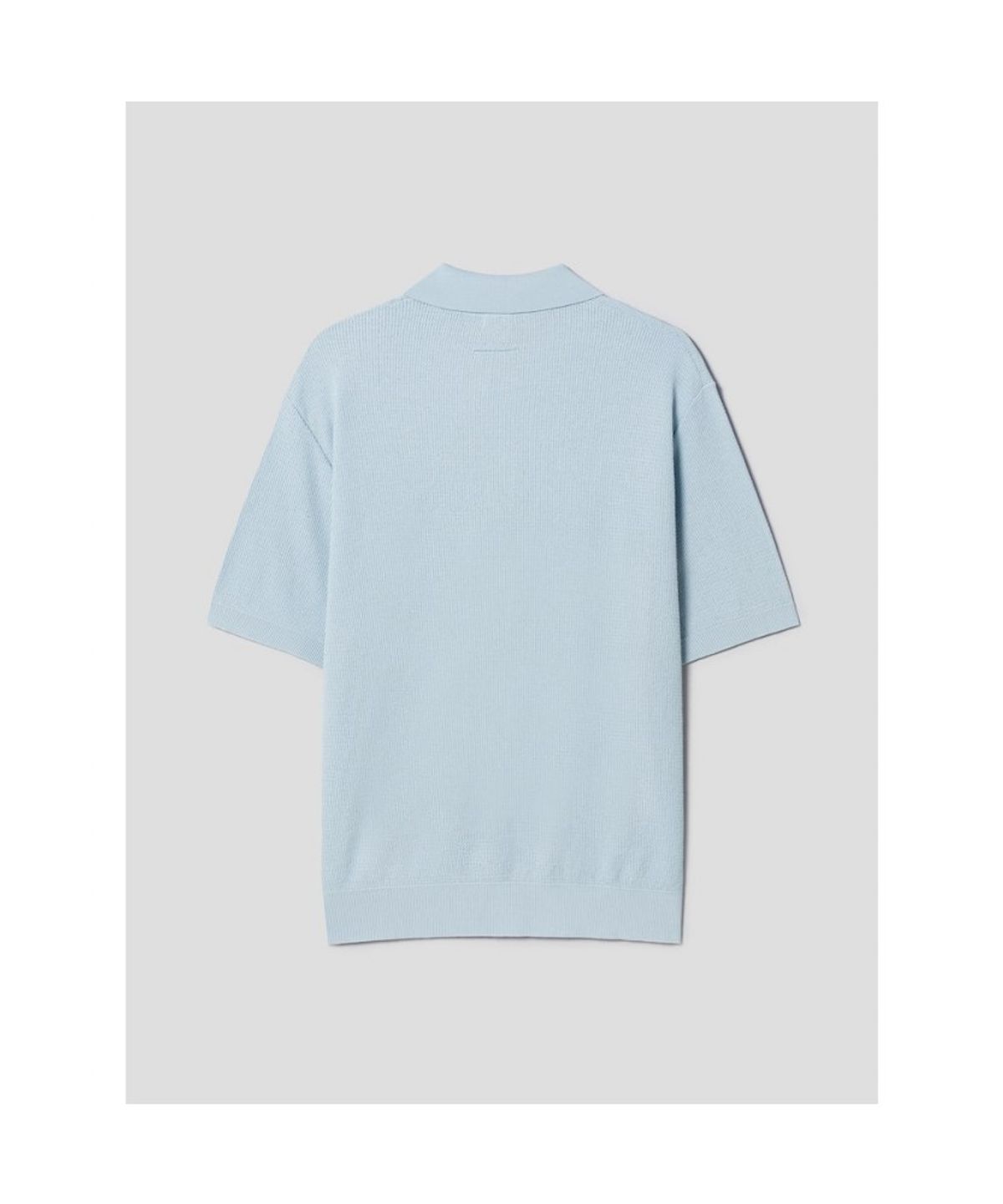 시프트지(SHIFT.G) Cool Summer Polo Neck Sweater  Sky Blue