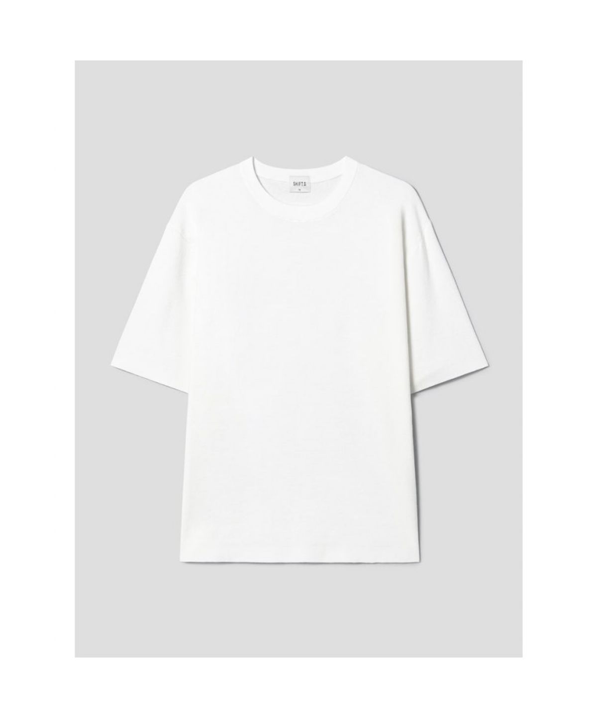 시프트지(SHIFT.G) Cotton Crewneck Sweater  White