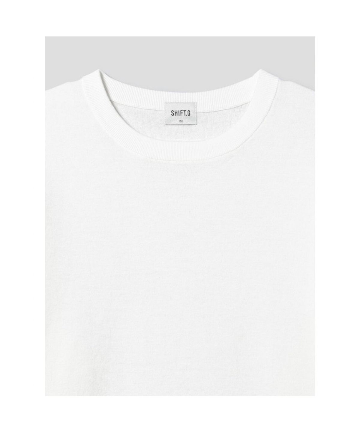 시프트지(SHIFT.G) Cotton Crewneck Sweater  White