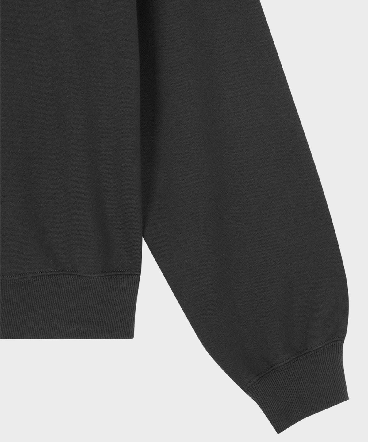 테일던(TAILDERN) Soft Lightweight Cotton Sweatshirt Dark Grey