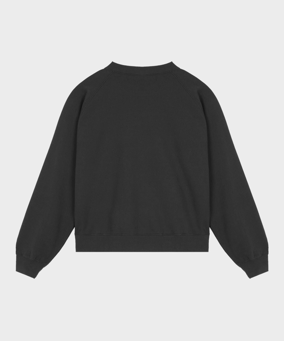 테일던(TAILDERN) Soft Lightweight Cotton Sweatshirt Dark Grey