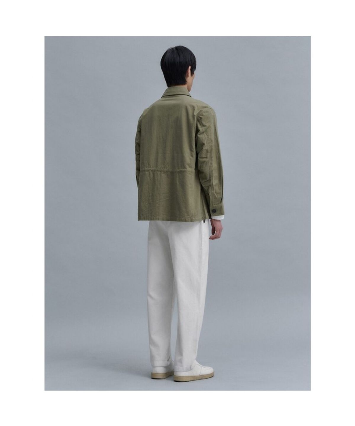 시프트지(SHIFT.G) Cotton Linen Field Jacket  Khaki