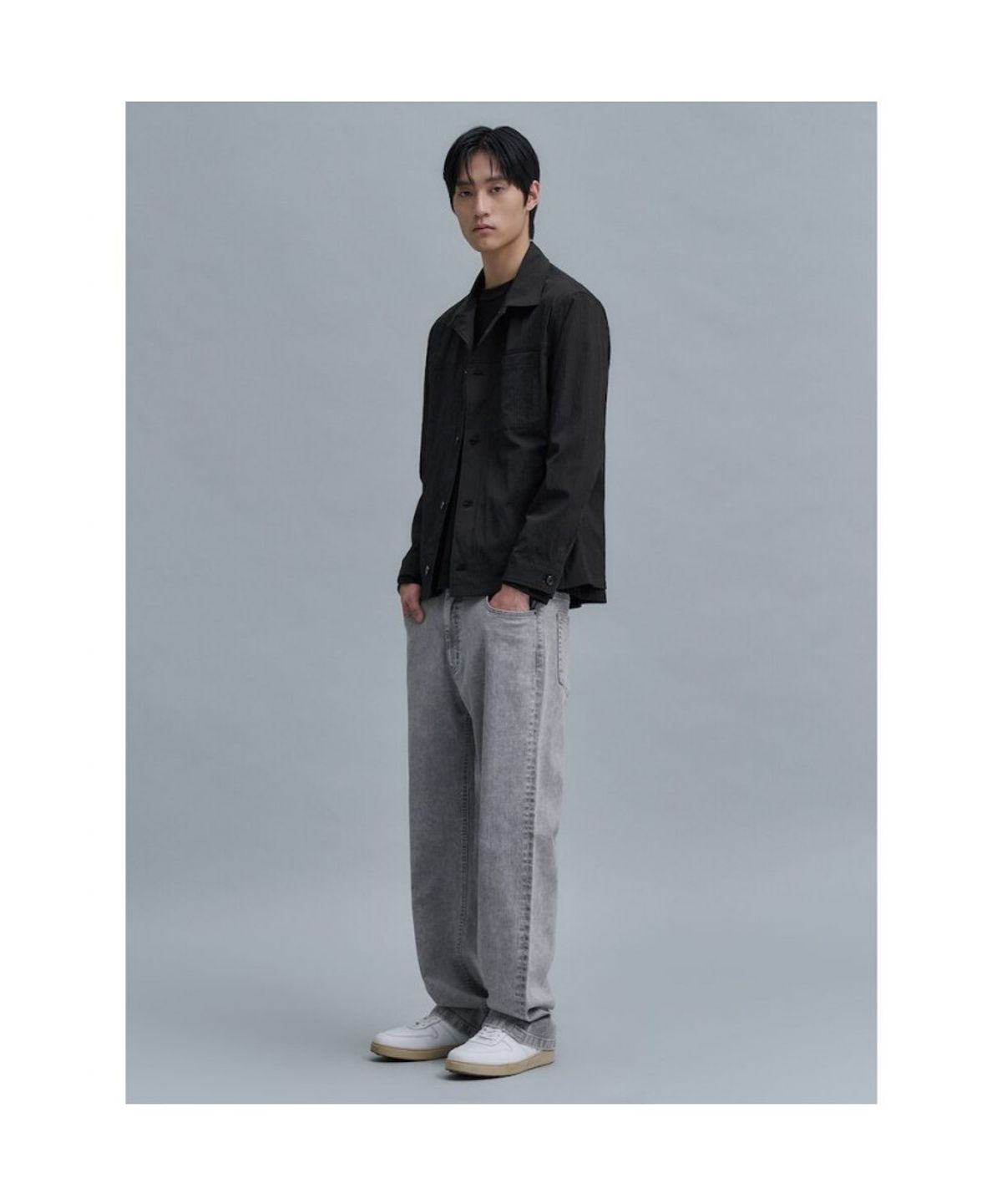 시프트지(SHIFT.G) Utility Trucker Jacket  Black