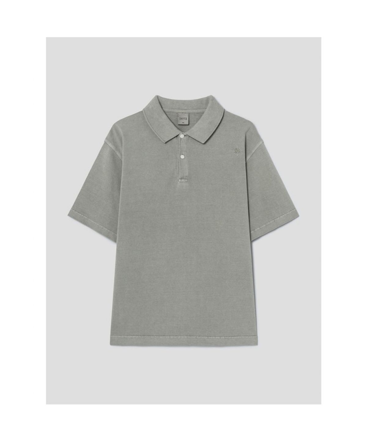 시프트지(SHIFT.G) Garment Dyed Pique Polo  Olive