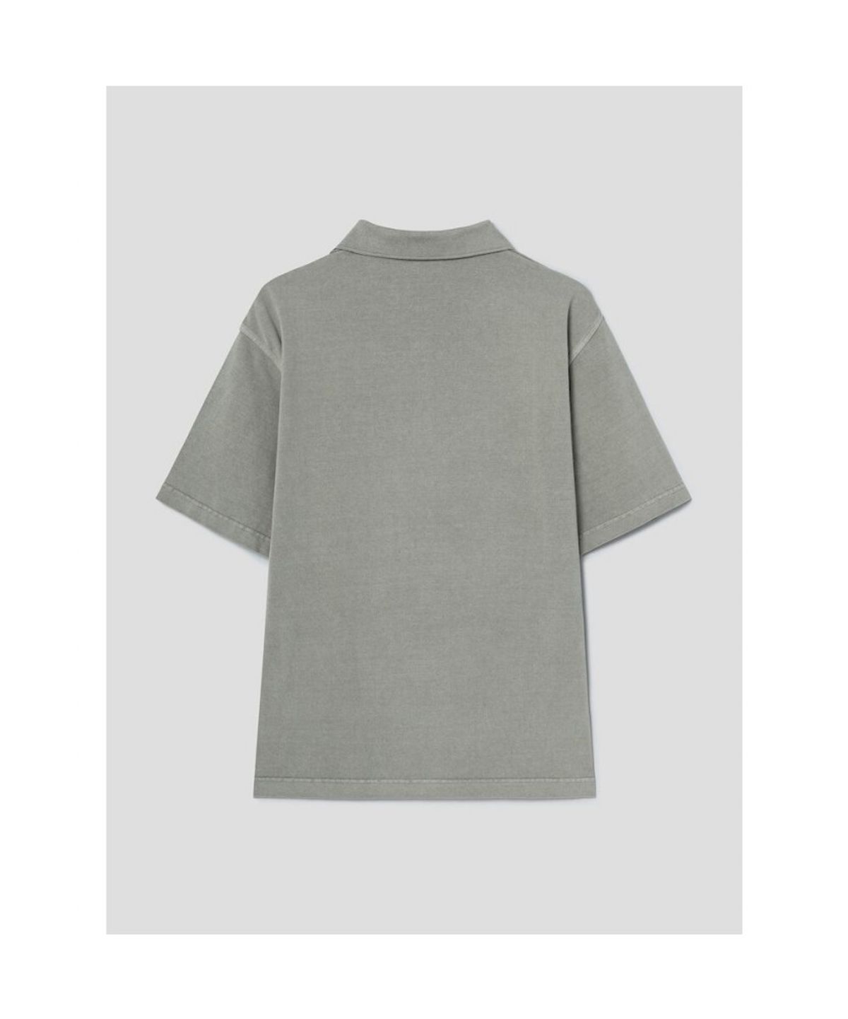 시프트지(SHIFT.G) Garment Dyed Pique Polo  Olive