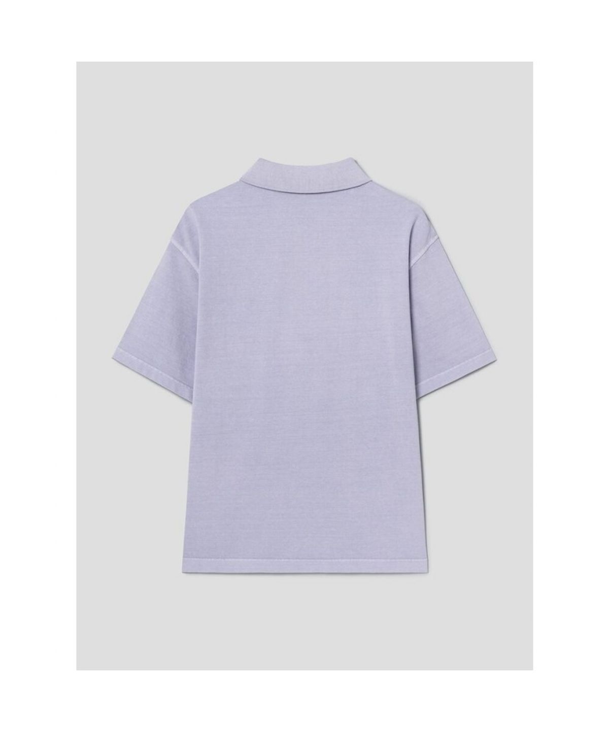 시프트지(SHIFT.G) Garment Dyed Pique Polo  Violet