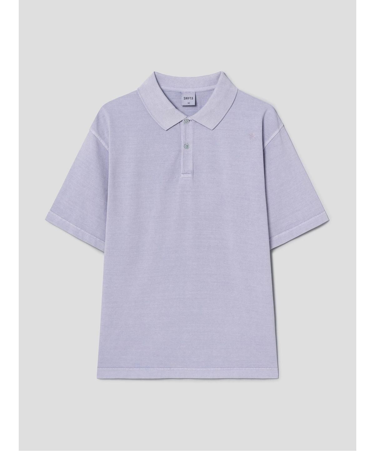 시프트지(SHIFT.G) Garment Dyed Pique Polo  Violet