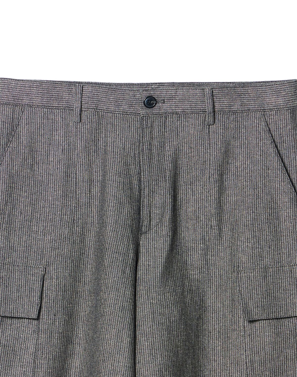 헤지스(HAZZYS) [HIS] 블랙 린넨 버뮤다 쇼츠