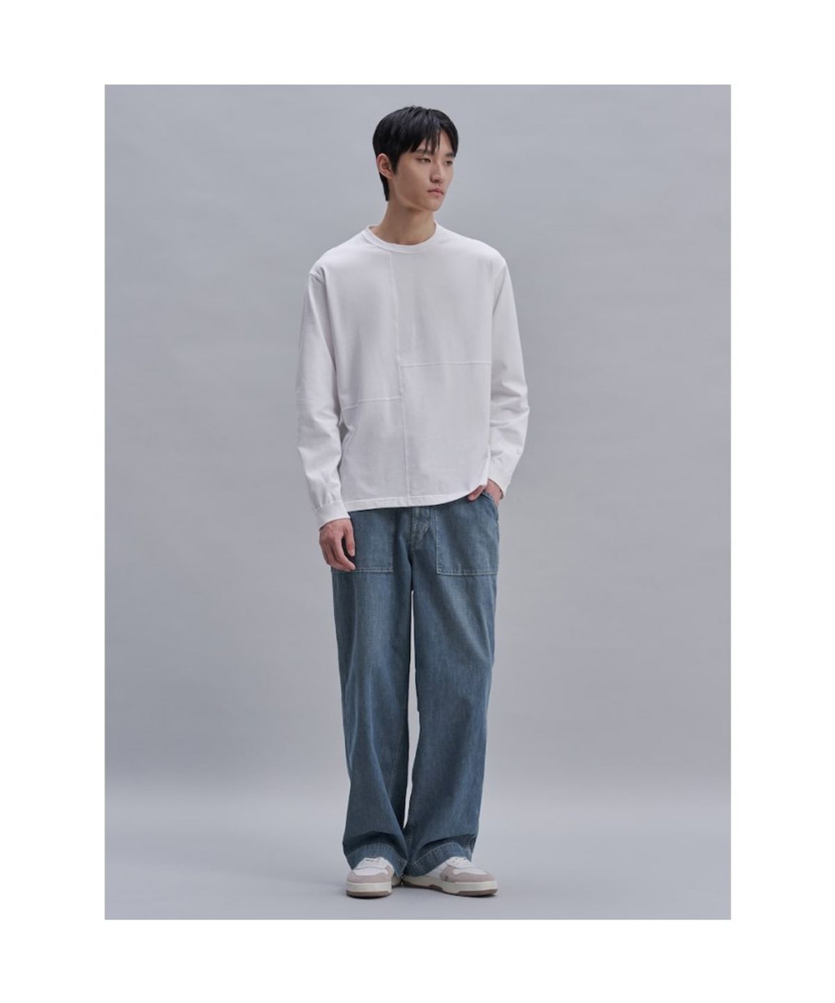 시프트지(SHIFT.G) Jersey Patch Round T  White