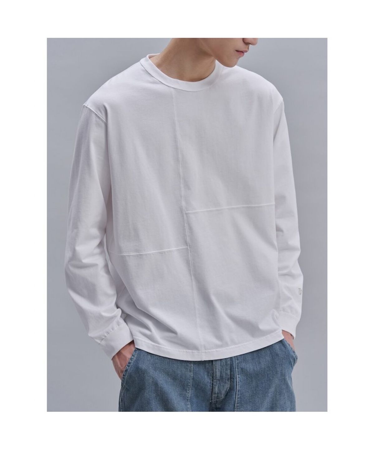 시프트지(SHIFT.G) Jersey Patch Round T  White