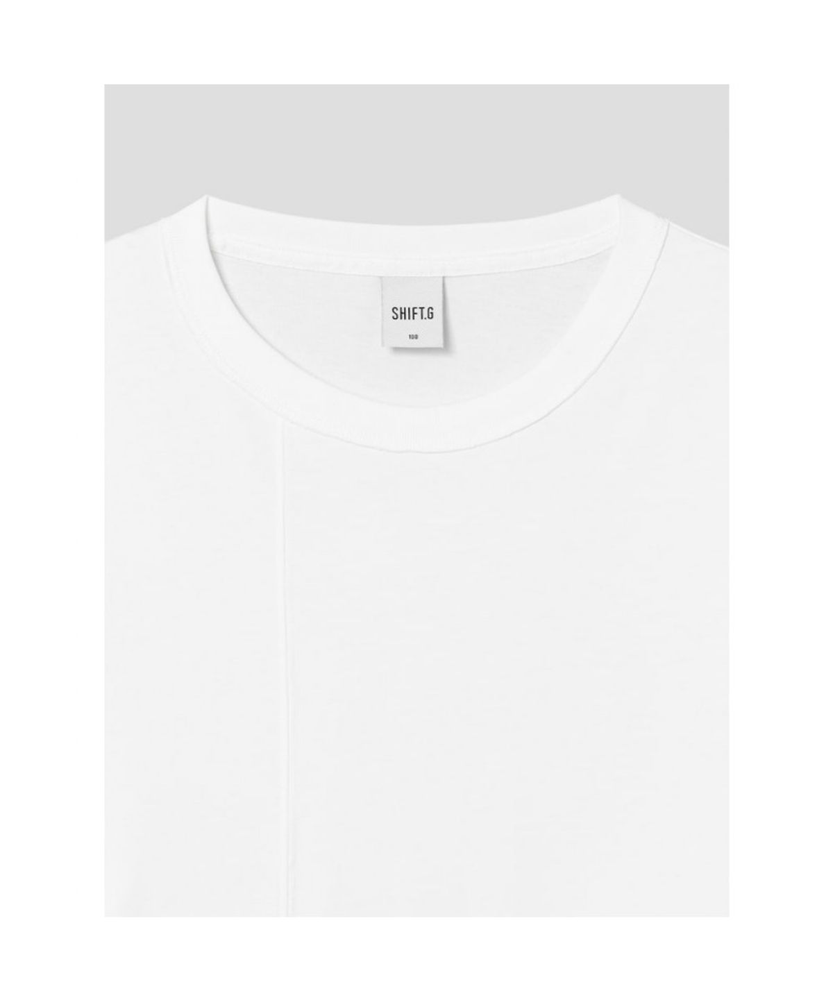 시프트지(SHIFT.G) Jersey Patch Round T  White