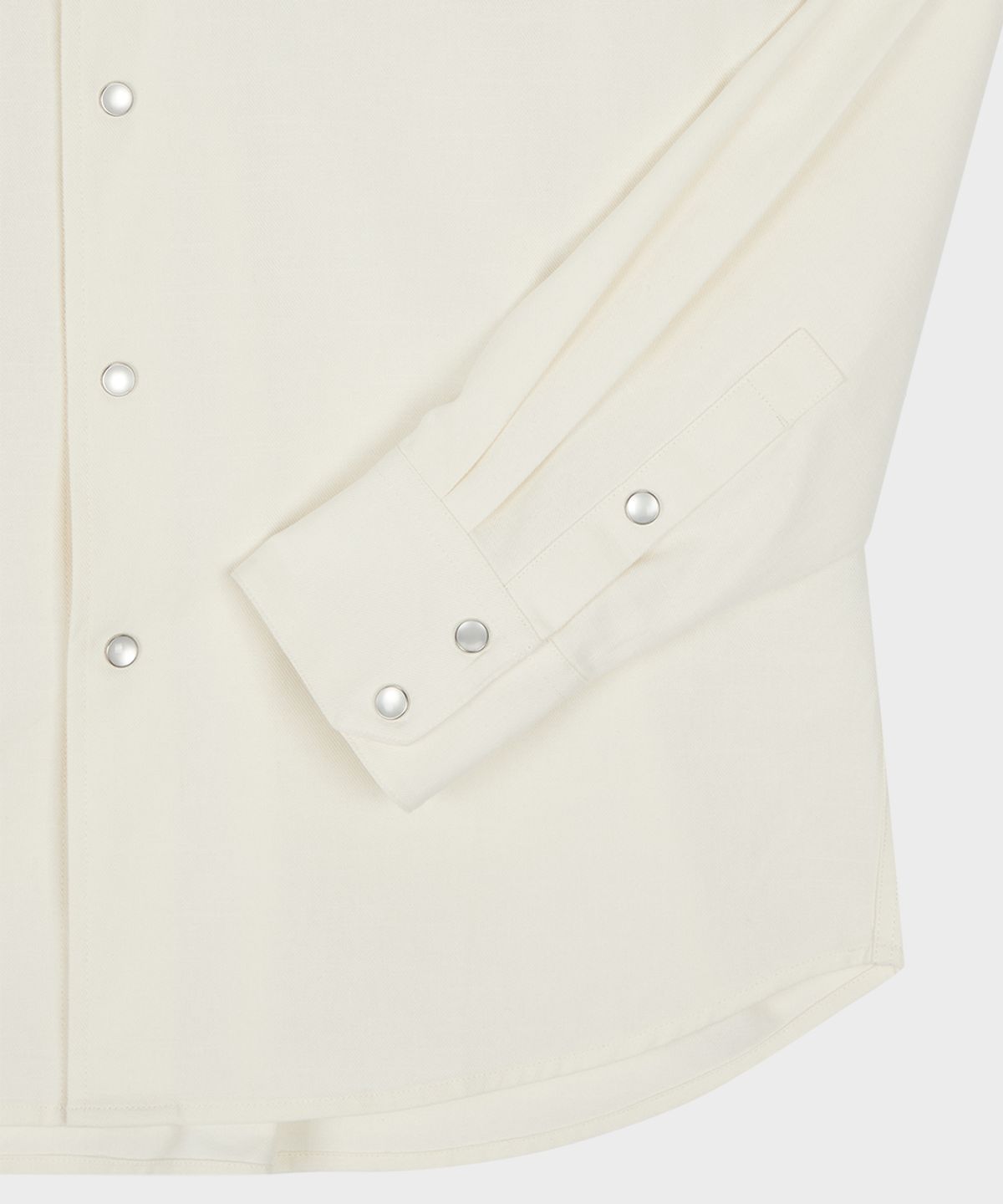 테일던(TAILDERN) Cotton Western Shirt Cream
