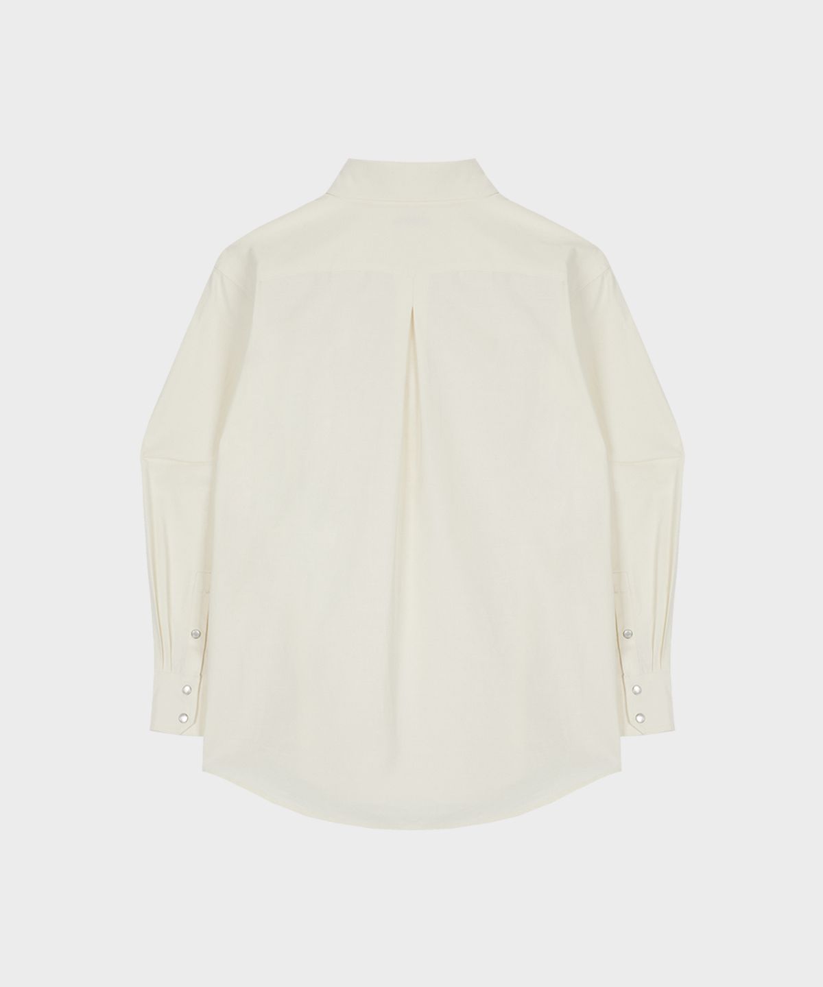 테일던(TAILDERN) Cotton Western Shirt Cream
