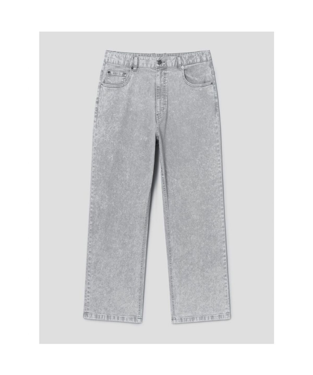 시프트지(SHIFT.G) Washed Wide Denim Pants  Light Grey
