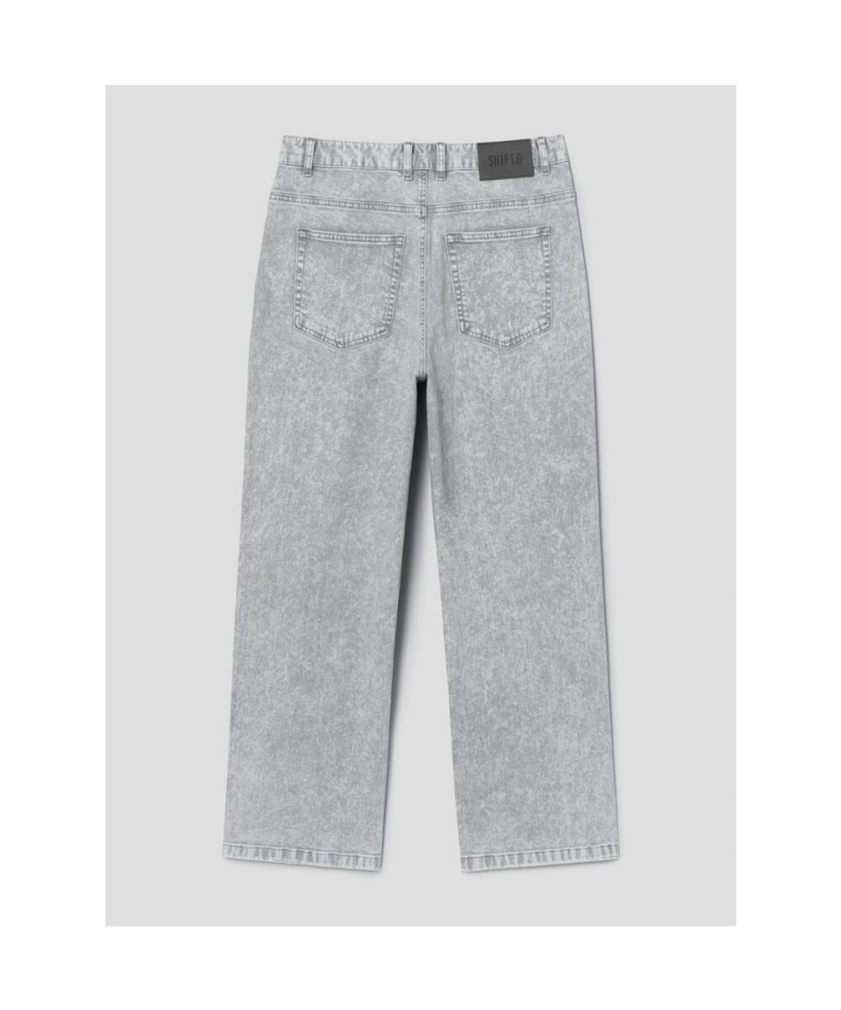 시프트지(SHIFT.G) Washed Wide Denim Pants  Light Grey