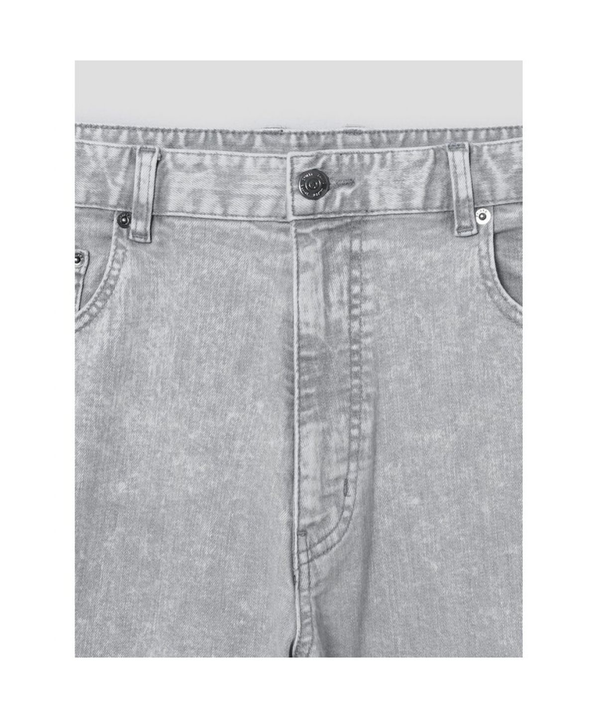 시프트지(SHIFT.G) Washed Wide Denim Pants  Light Grey