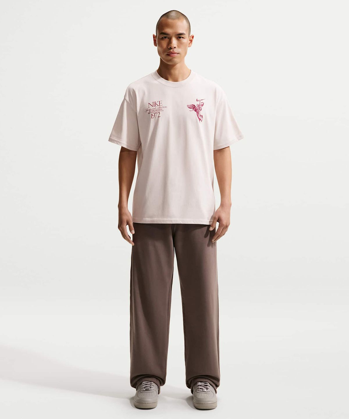 나이키(NIKE) 스포츠웨어 맥스90 티셔츠 M - 라이트 오어우드 브라운 / HV0168-104